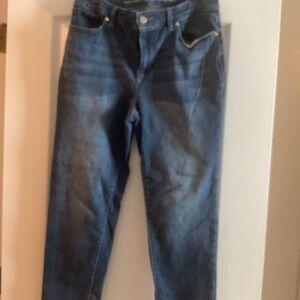 Chico's Dark Blue Ankle Jeans